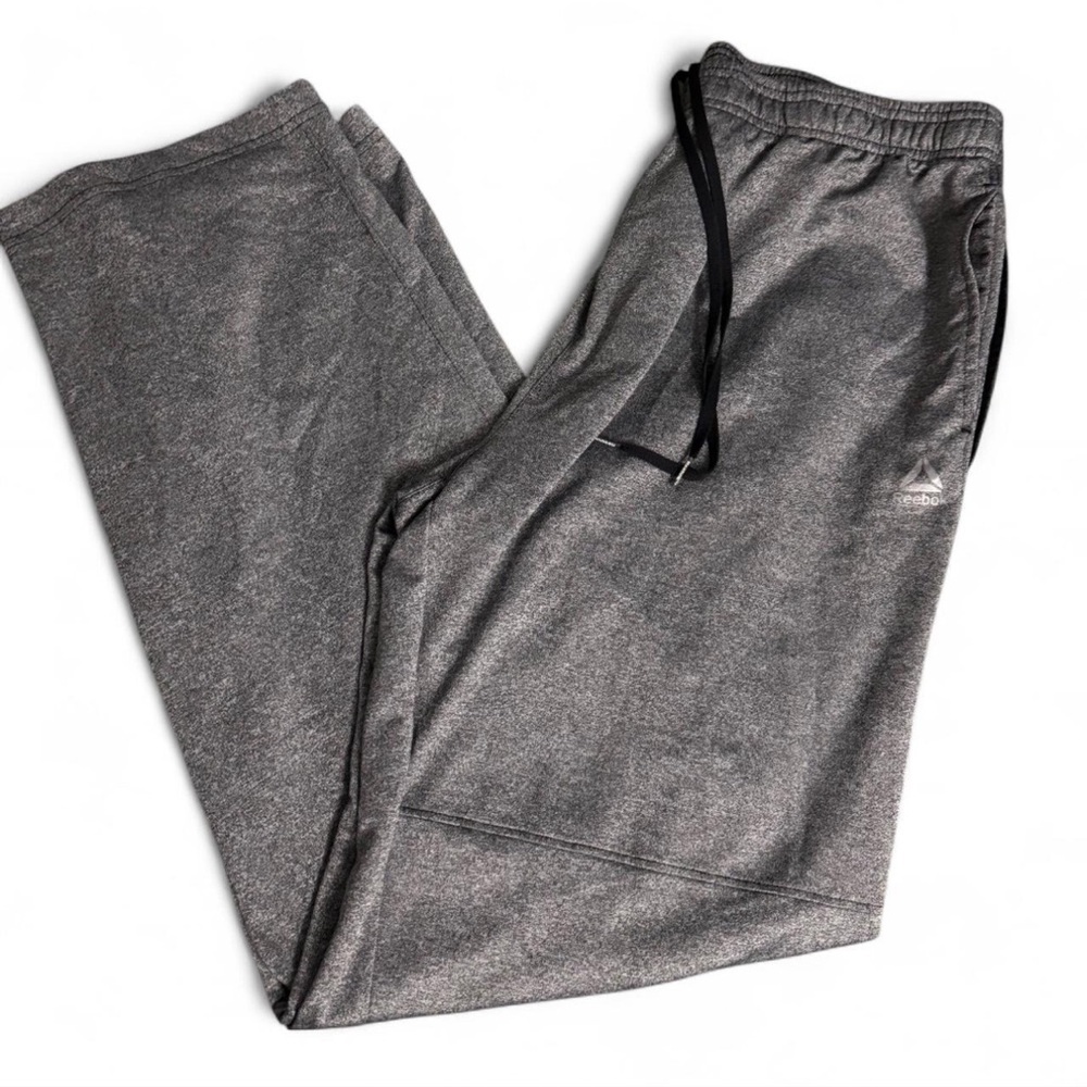 Reebok Gray Sweatpants Relaxed Fit Joggers